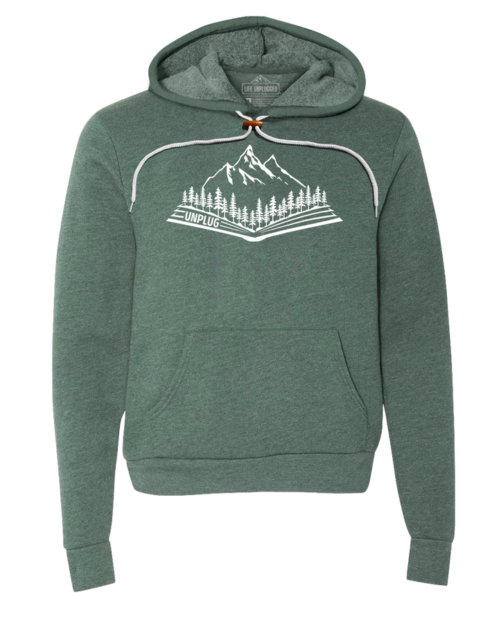 Open Book Mountain Scene Super Soft Hoodie