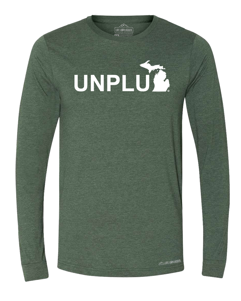 Unplug (MI) Premium Polyblend Long Sleeve T-Shirt