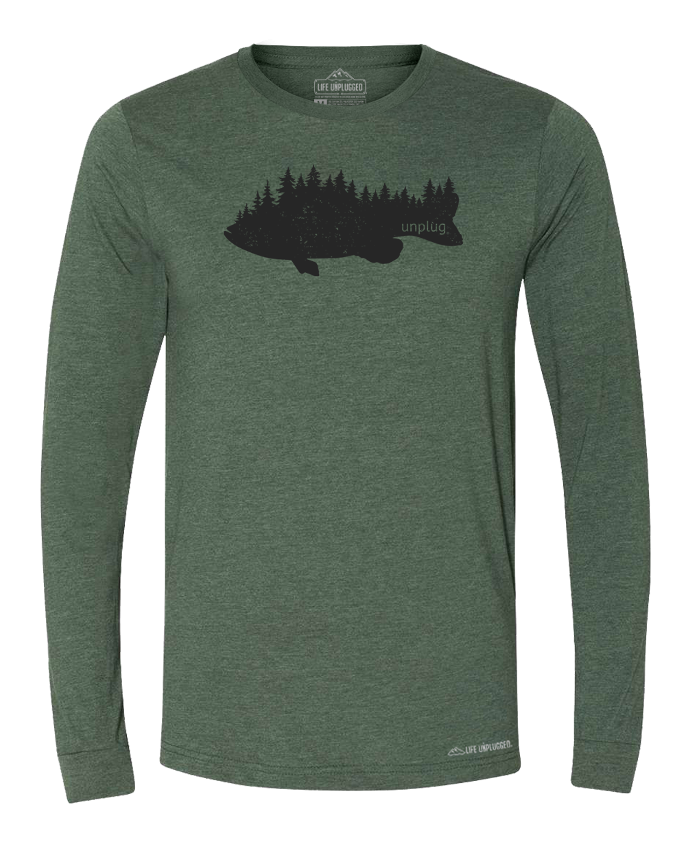 Bass In The Trees Premium Polyblend Long Sleeve T-Shirt