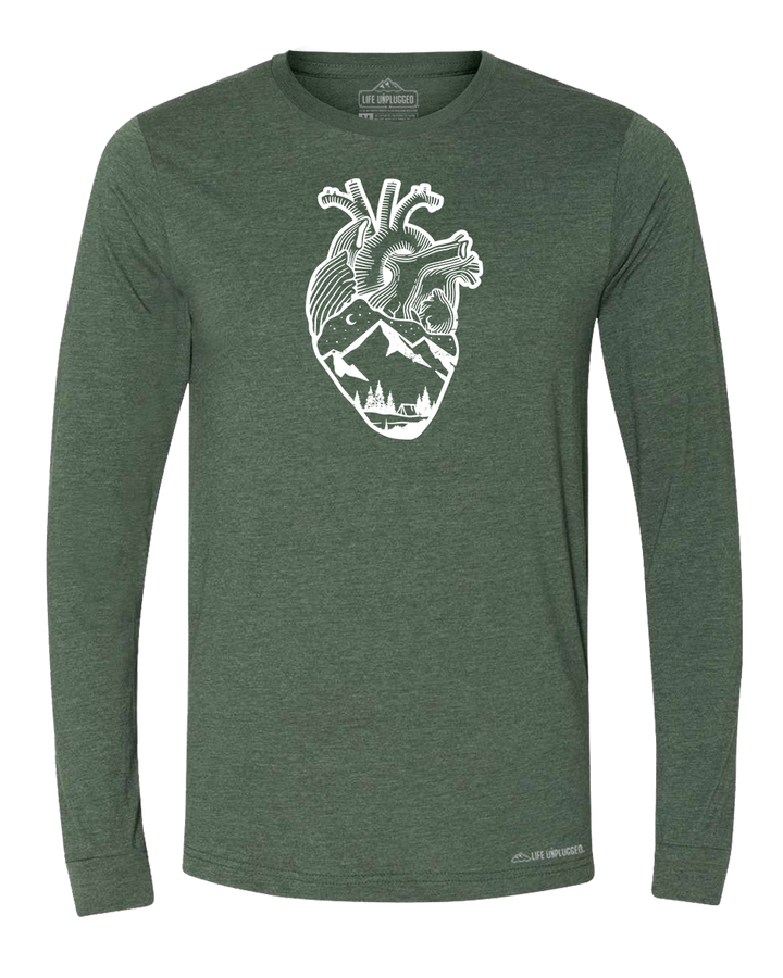 Anatomical Heart (Full Chest) Long Sleeve T-Shirt