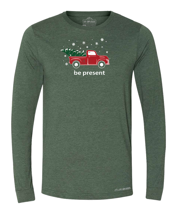 Christmas Tree Truck Long Sleeve T-Shirt