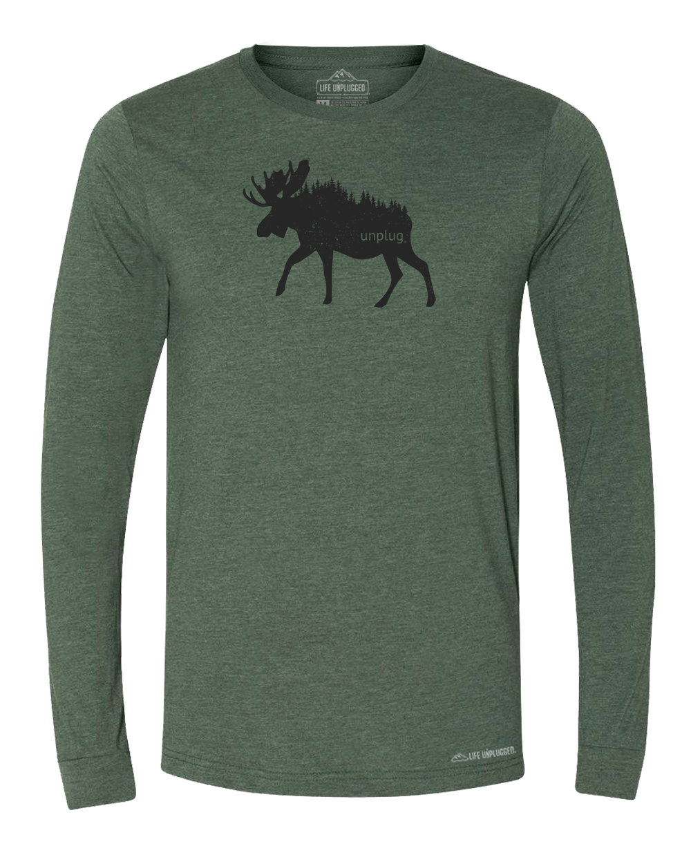 Moose In The Trees Long Sleeve T-Shirt