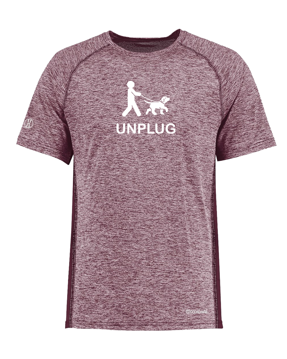 DOG WALKING Poly/Elastane High Performance T-Shirt with UPF 50+