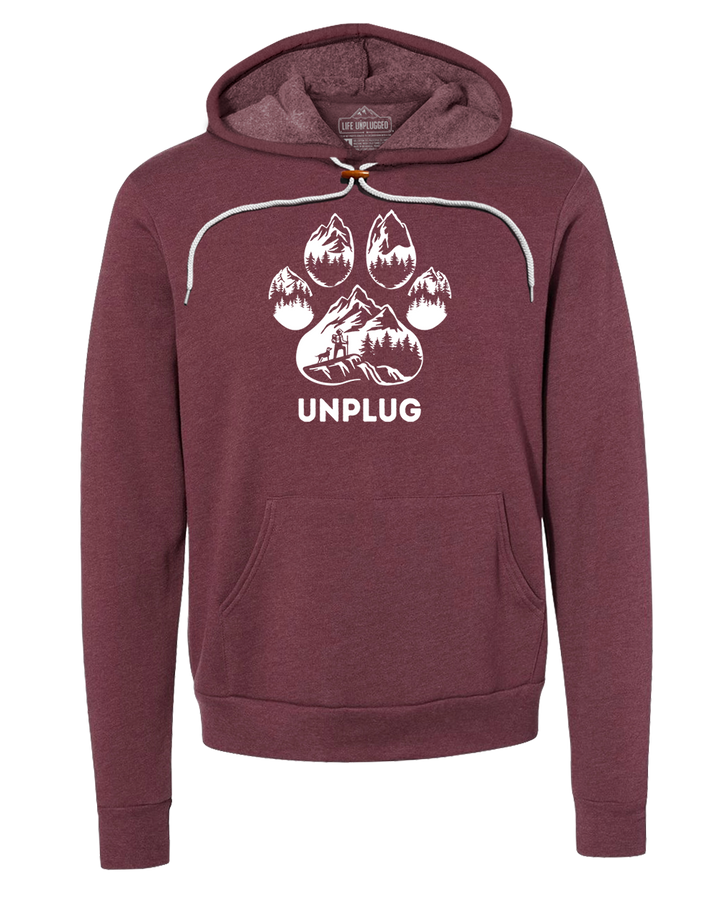 LIMITED DROP! Paw Print Mountain Scene Super Soft Hoodie