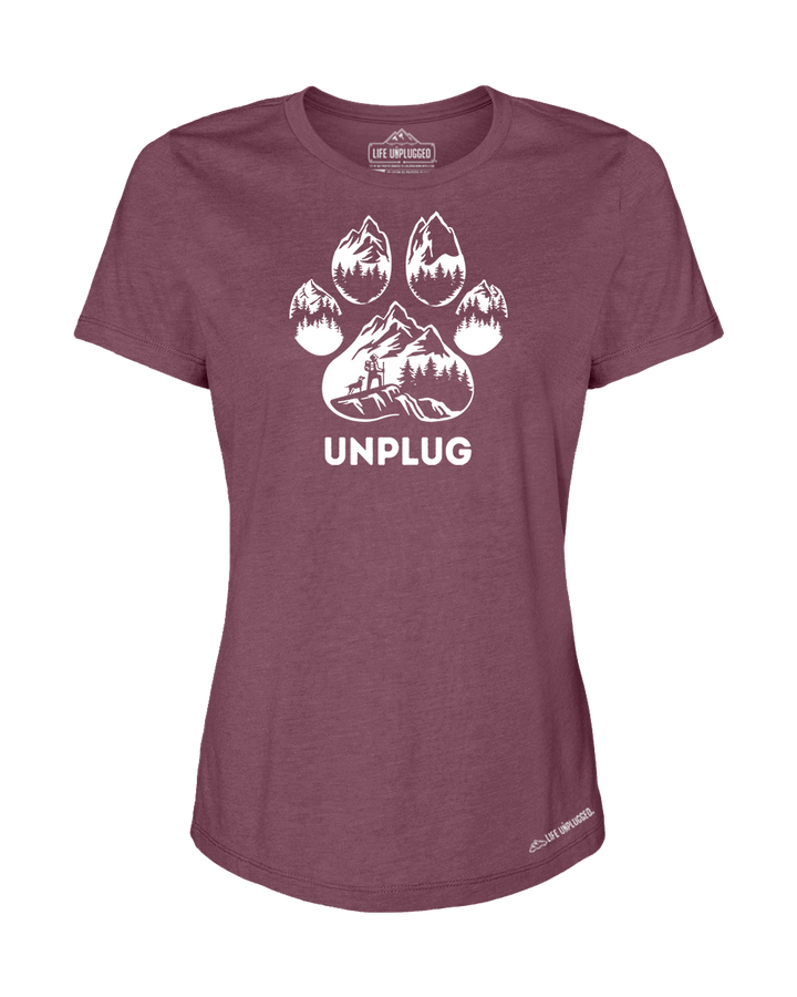 LIMITED DROP! Paw Print Mountain Scene Women's T-Shirt