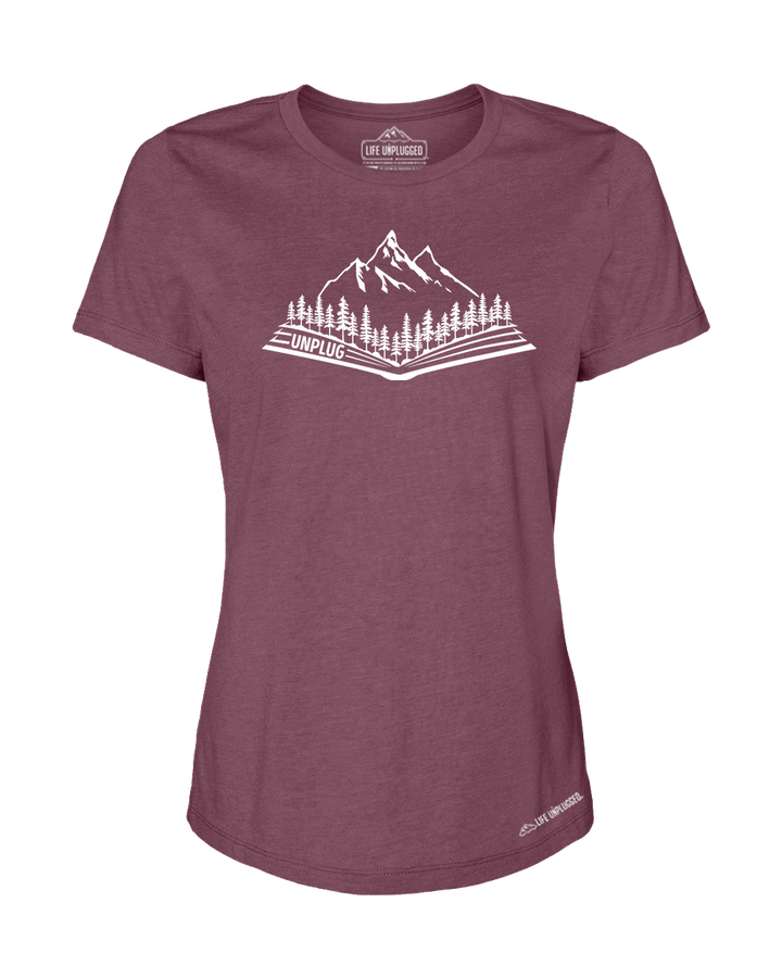 Open Book Mountain Scene Women's T-Shirt