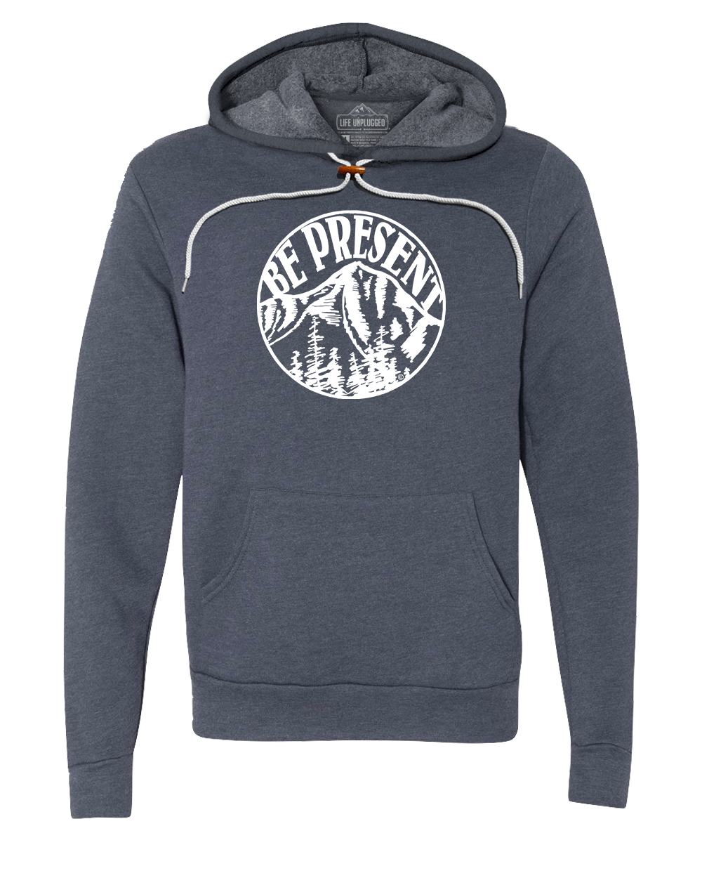 Be Present Mountain Premium Super Soft Hooded Sweatshirt