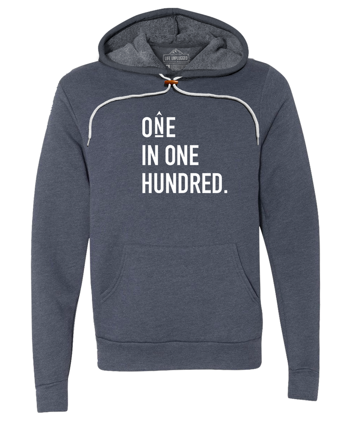 One in One Hundred Stacked Premium Super Soft Hooded Sweatshirt