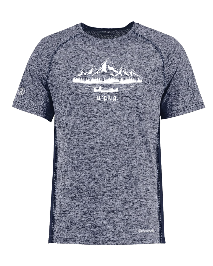 CANOEING IN THE MOUNTAINS Poly/Elastane High Performance T-Shirt with UPF 50+