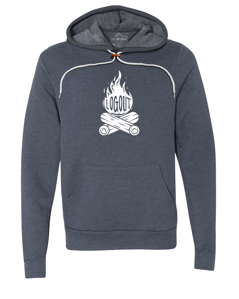 Campfire Mountain scene Super Soft Hoodie