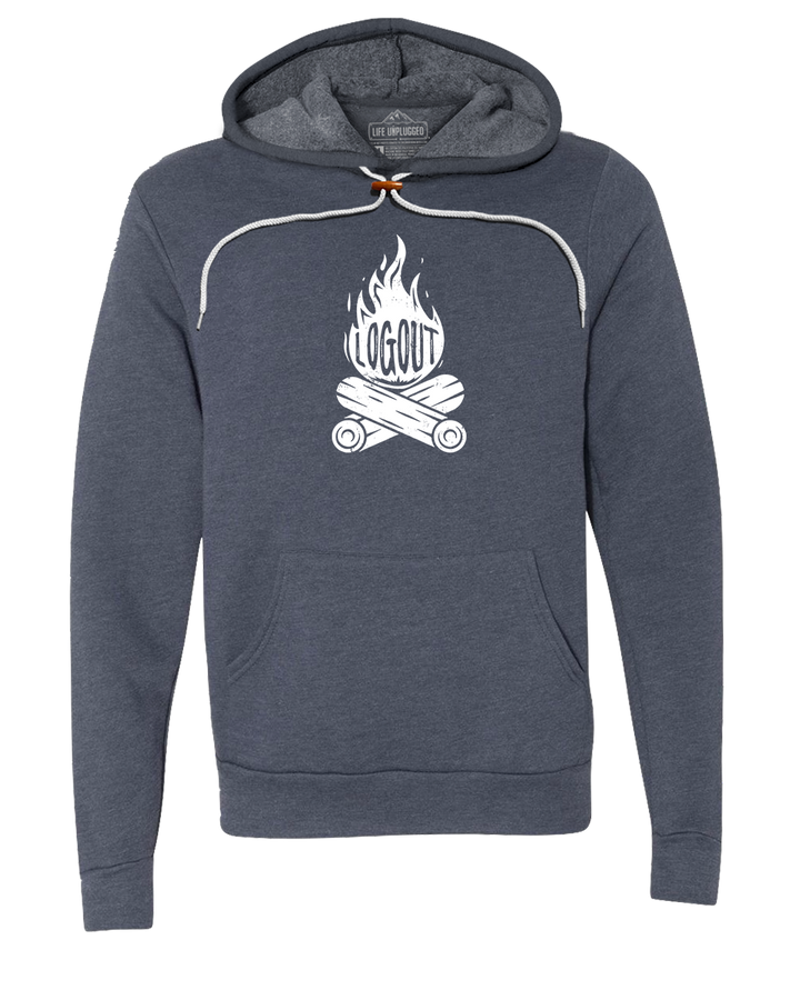 Campfire Mountain scene Super Soft Hoodie