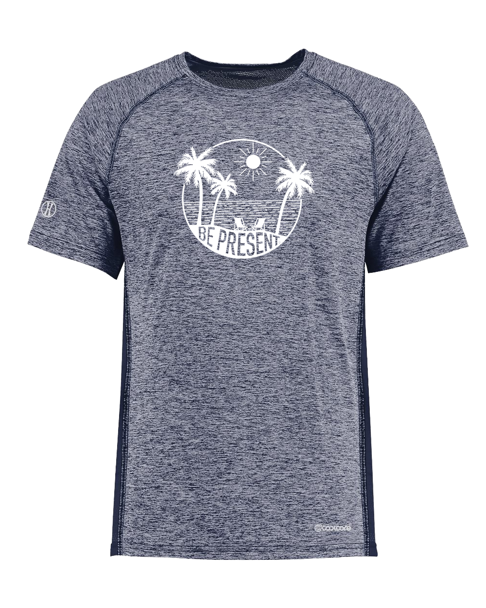 BE PRESENT BEACH Poly/Elastane High Performance T-Shirt with UPF 50+