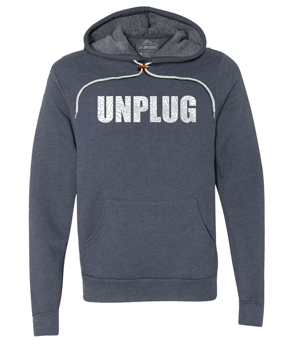 Unplug Topo Map Super Soft Hoodie