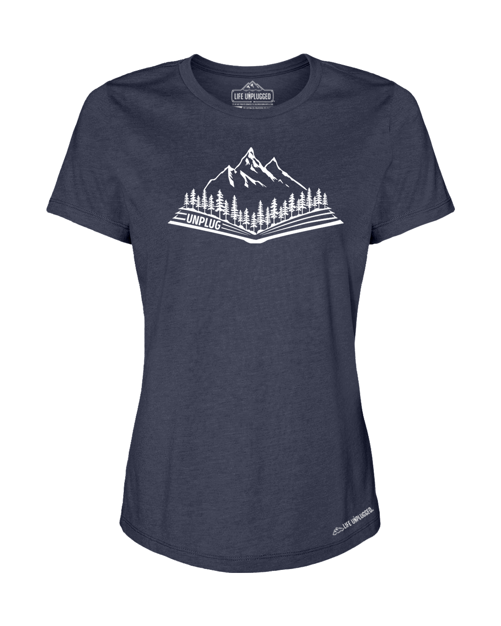 Open Book Mountain Scene Women's T-Shirt