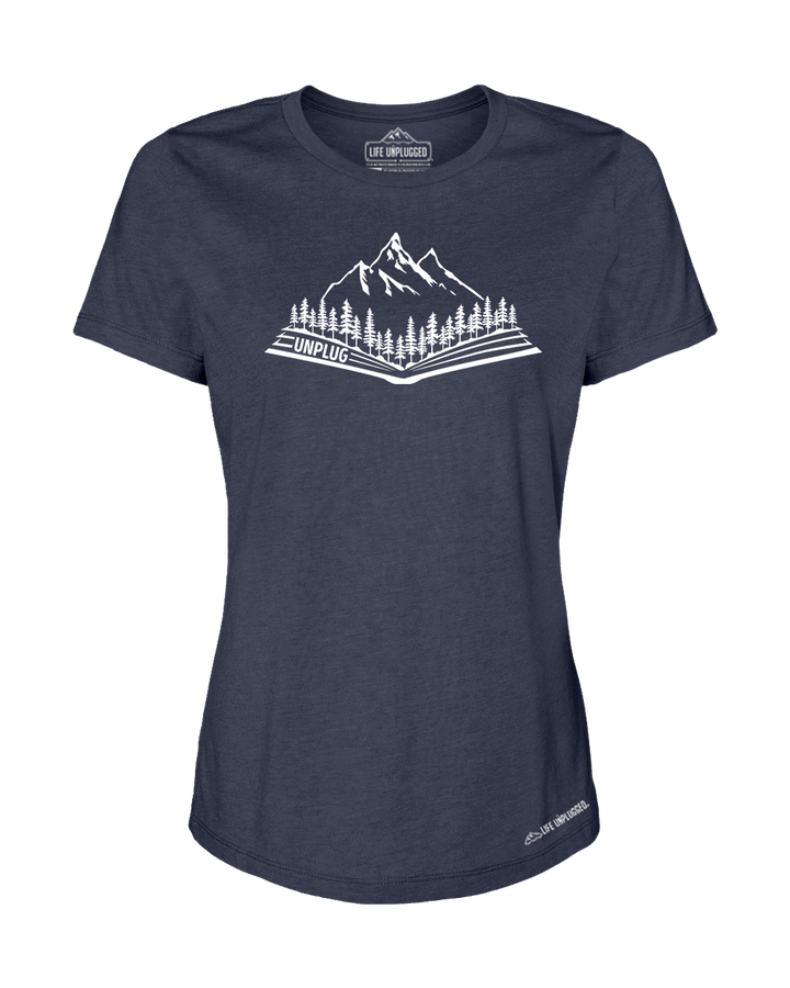 Open Book Mountain Scene Women's T-Shirt