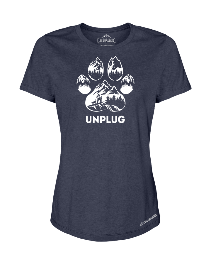 LIMITED DROP! Paw Print Mountain Scene Women's T-Shirt