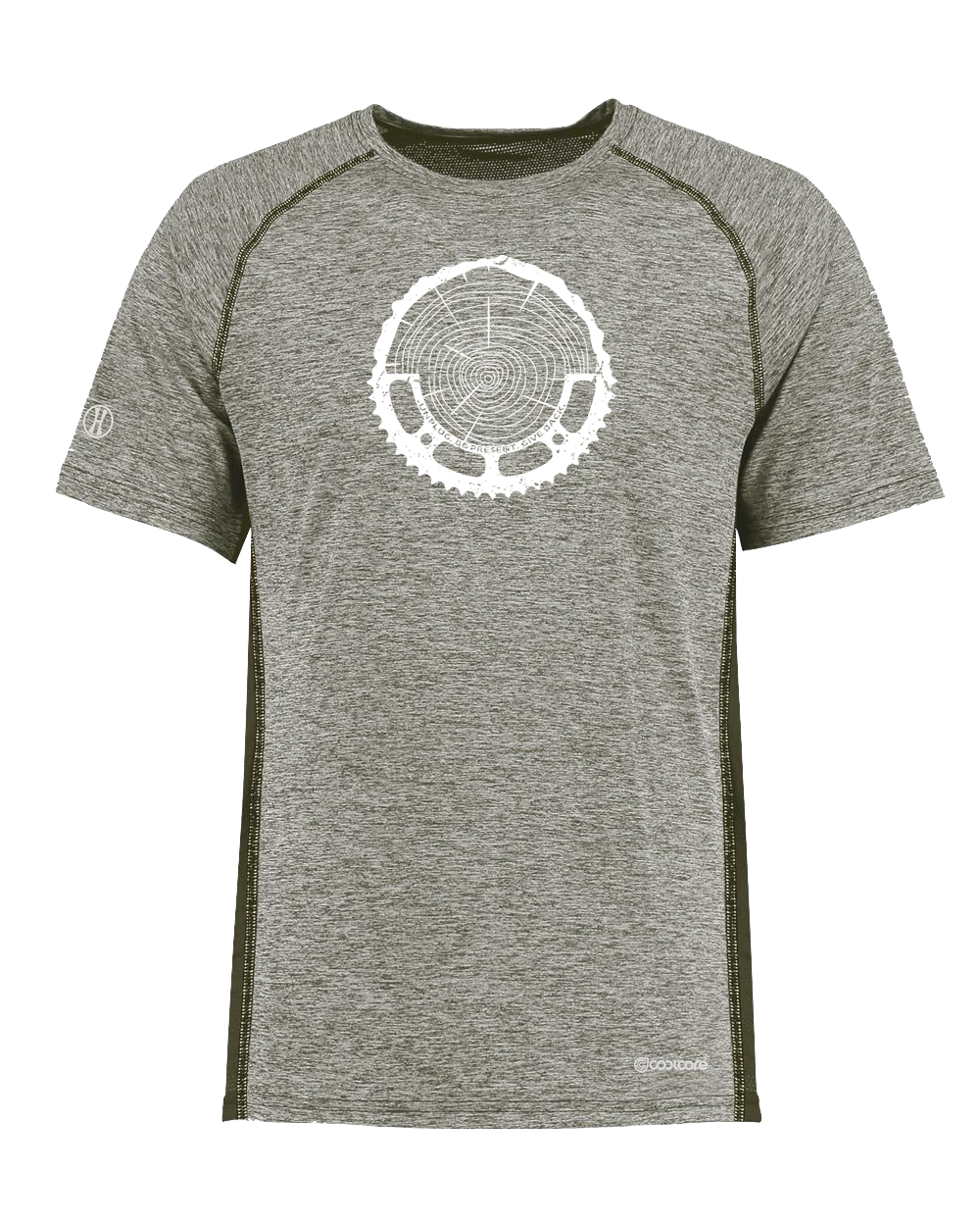 TREE RINGS CHAINRING Poly/Elastane High Performance T-Shirt with UPF 50+