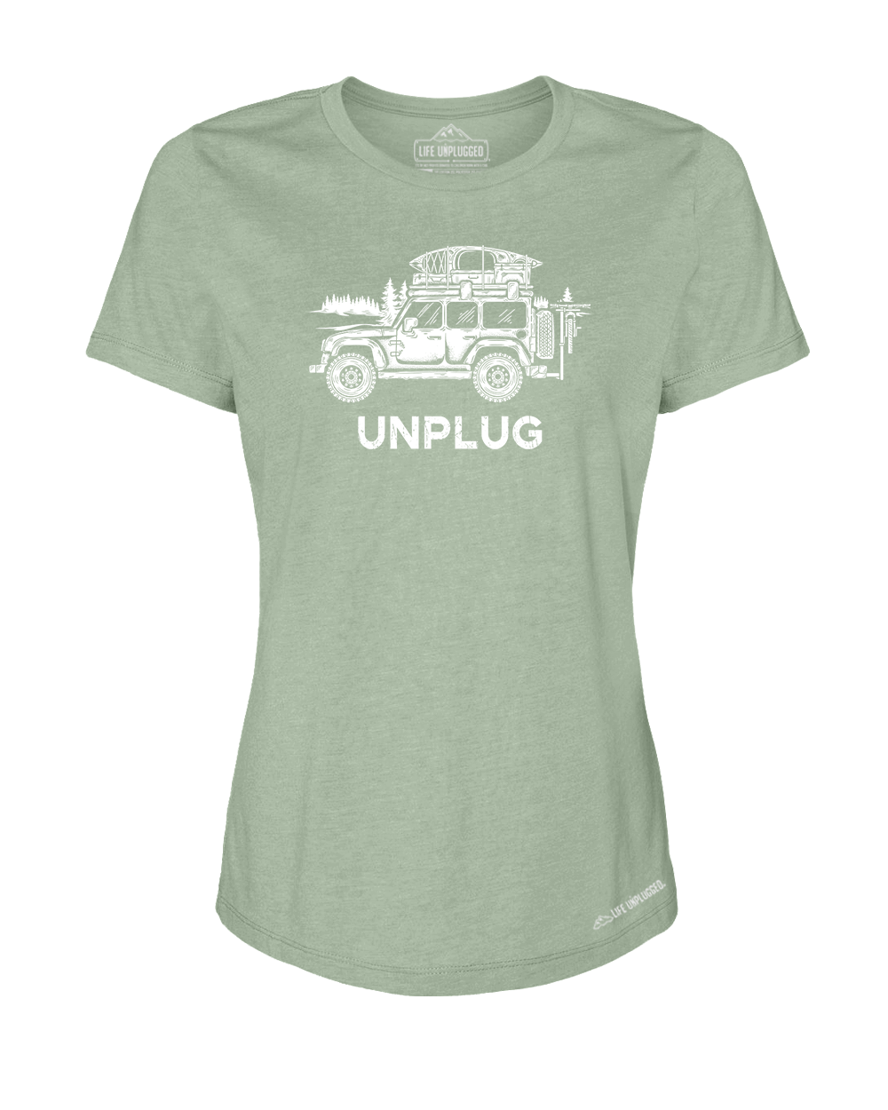 Off-road Vehicle Premium Women's Relaxed Fit Polyblend T-shirt - Life Unplugged