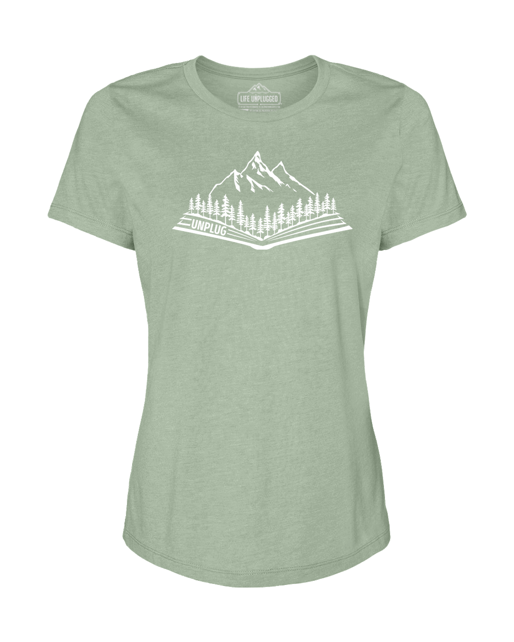 Open Book Mountain Scene Women's T-Shirt