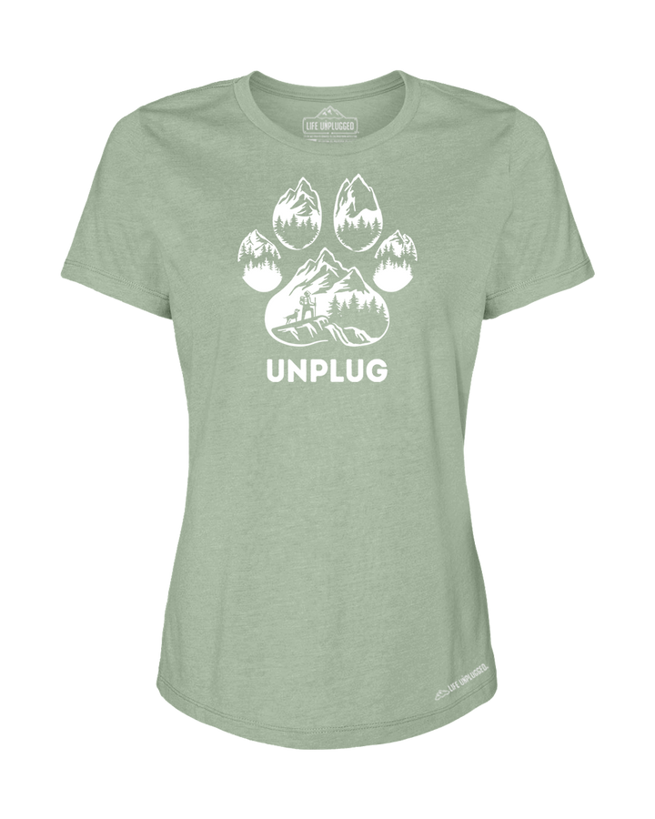 LIMITED DROP! Paw Print Mountain Scene Women's T-Shirt