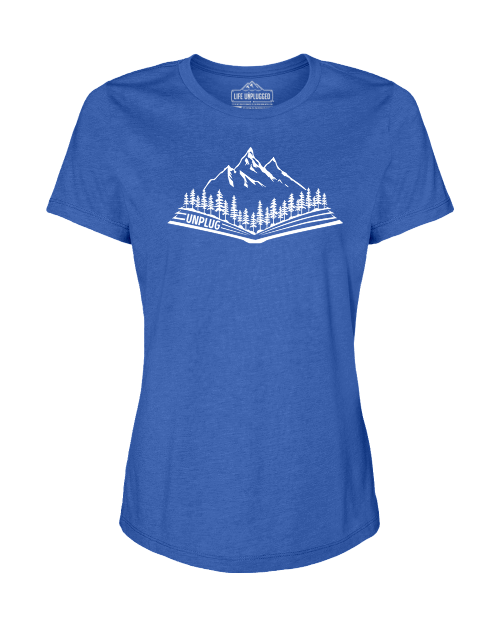 Open Book Mountain Scene Women's T-Shirt