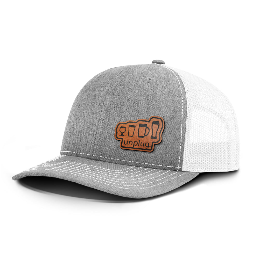 Craft Beer Snapback Leather Patch Hat