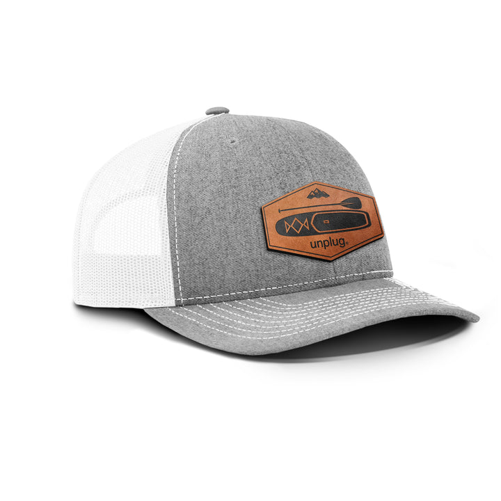 Stand Up Paddle Board Leather Patch Hat - The Wanderheart Project