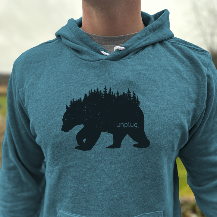 Bear In The Trees Super Soft Hoodie