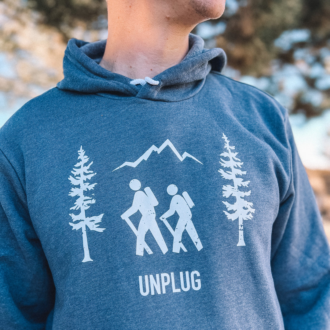 Hiking Scene Super Soft Hoodie