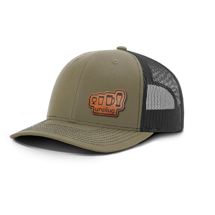 Craft Beer Snapback Leather Patch Hat