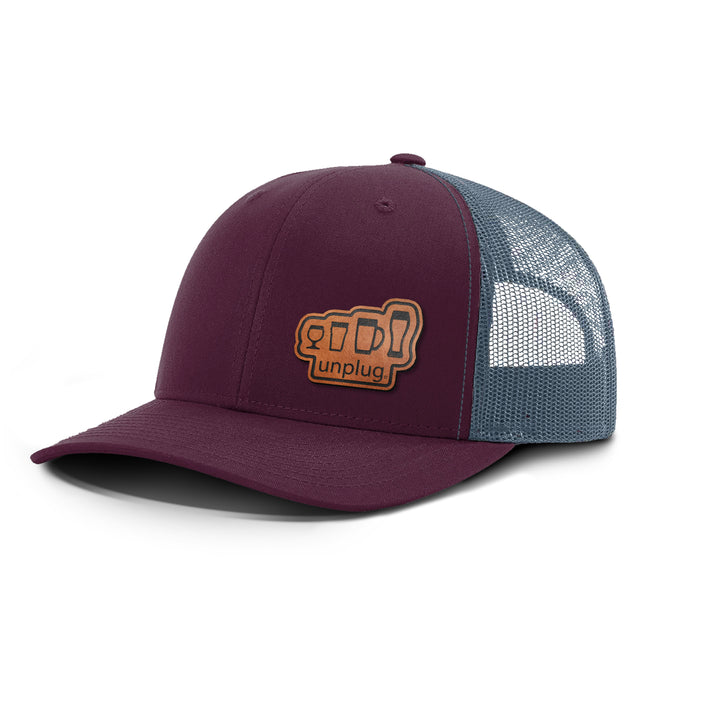 Craft Beer Snapback Leather Patch Hat