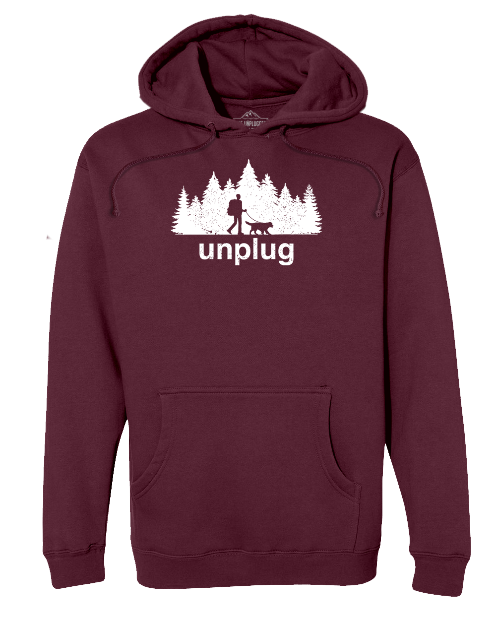 Dog Walks in the Woods Premium Heavyweight Hooded Sweatshirt - Life Unplugged