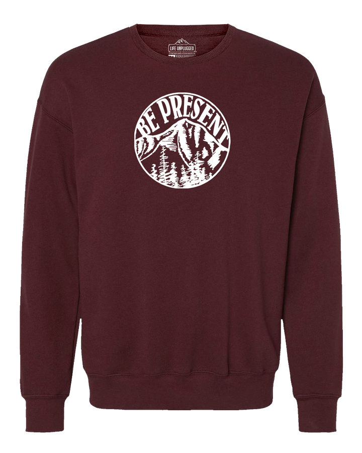 Be Present Mountain Midweight Super Soft Crewneck Sweatshirt