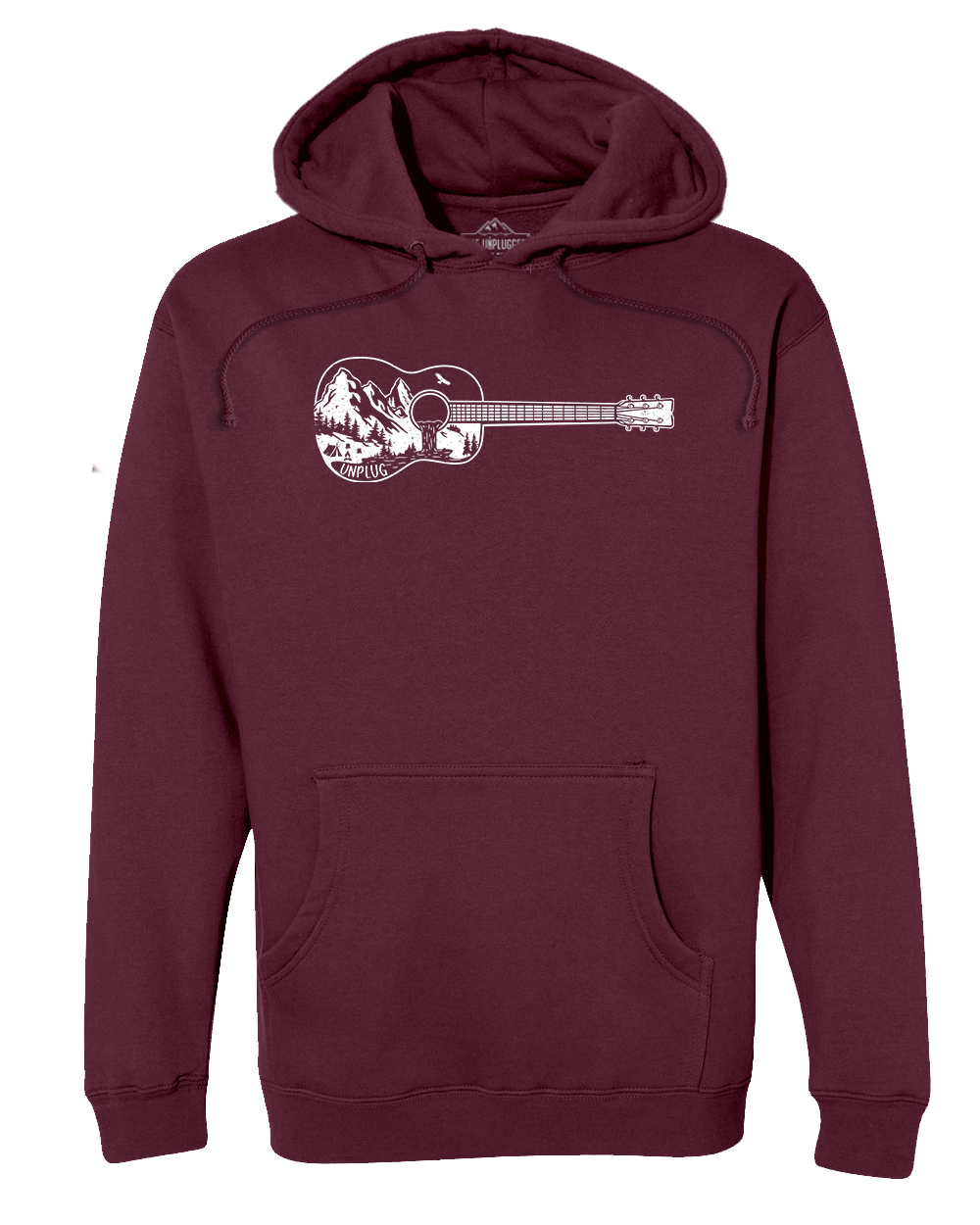 Guitar Mountain Scene Heavyweight Hoodie