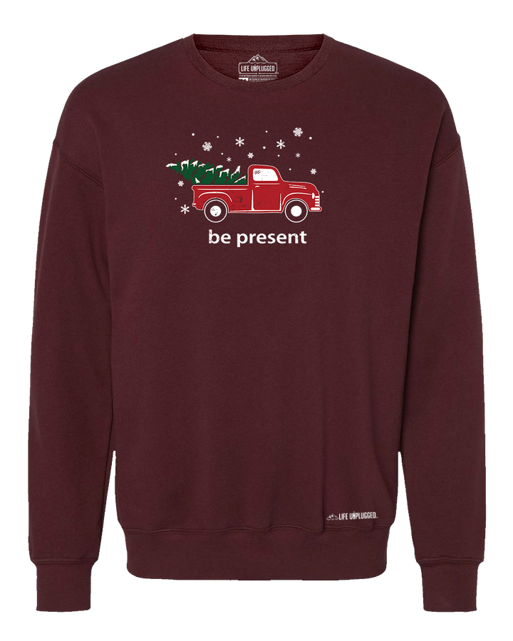 Christmas Tree Truck Midweight Super Soft Crewneck Sweatshirt