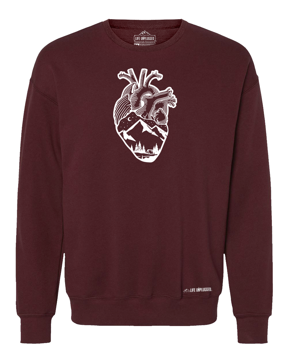 Anatomical Heart (Full Chest) Midweight Super Soft Crewneck Sweatshirt