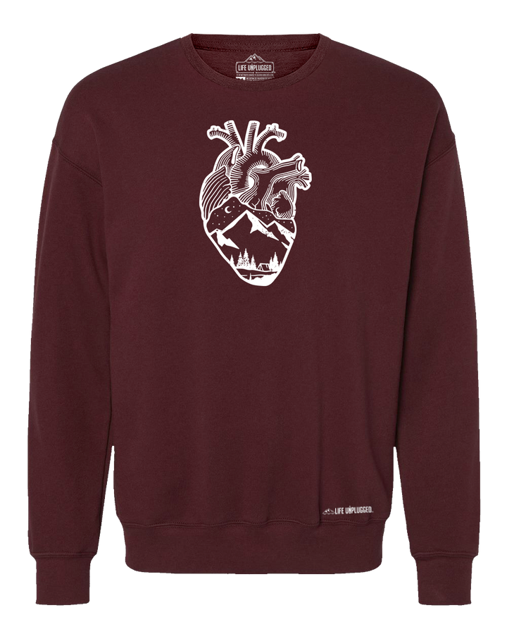 Anatomical Heart (Full Chest) Midweight Super Soft Crewneck Sweatshirt