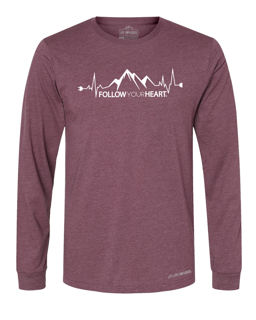 Follow Your Heart Premium Polyblend Long Sleeve T-Shirt