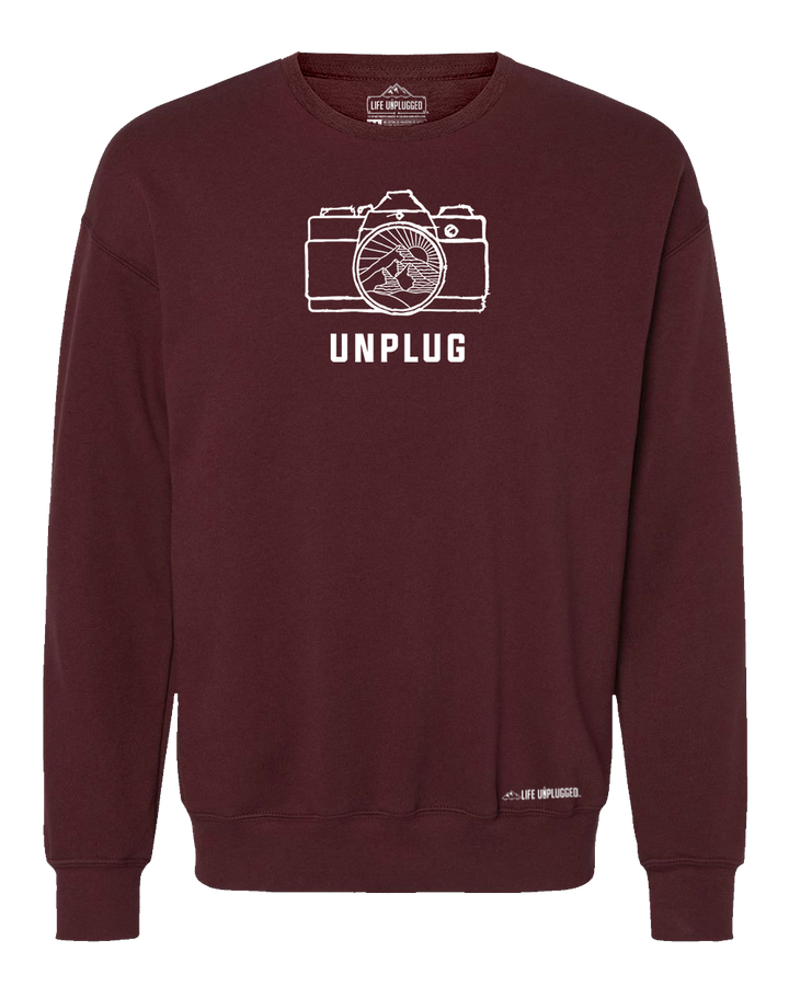 Camera Mountain Lens Midweight Super Soft Crewneck Sweatshirt