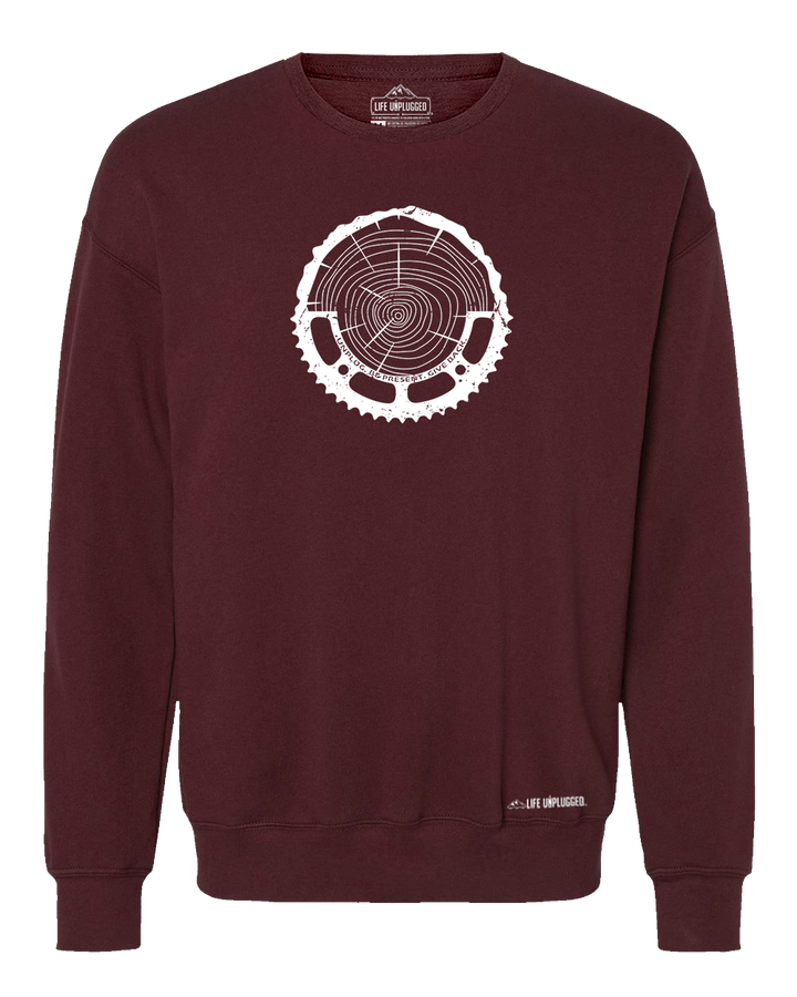 Tree Rings Chainring Midweight Super Soft Crewneck Sweatshirt