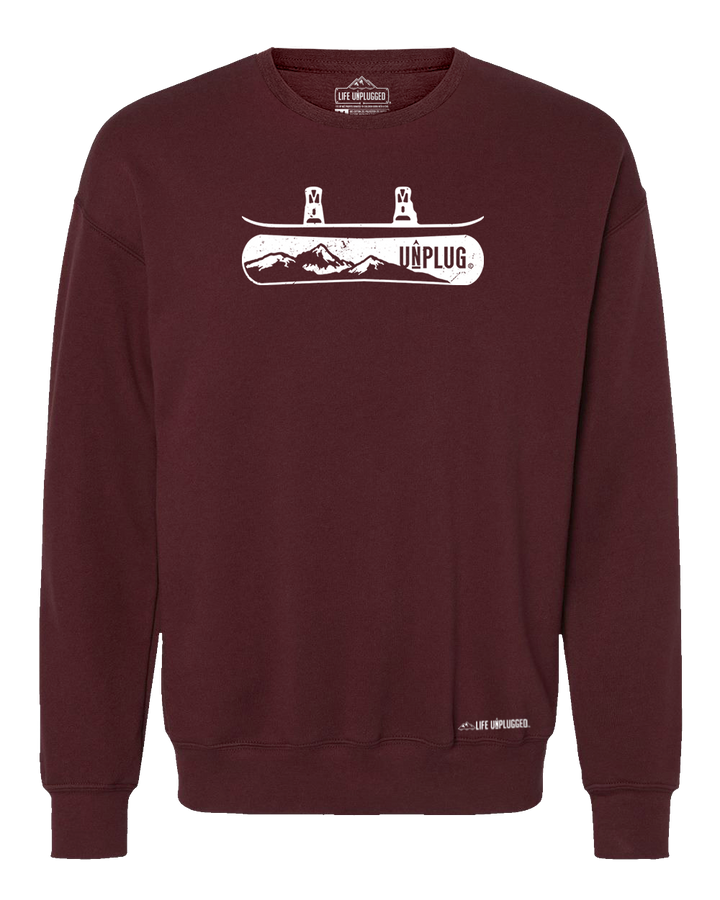 Snowboarding Midweight Super Soft Crewneck Sweatshirt