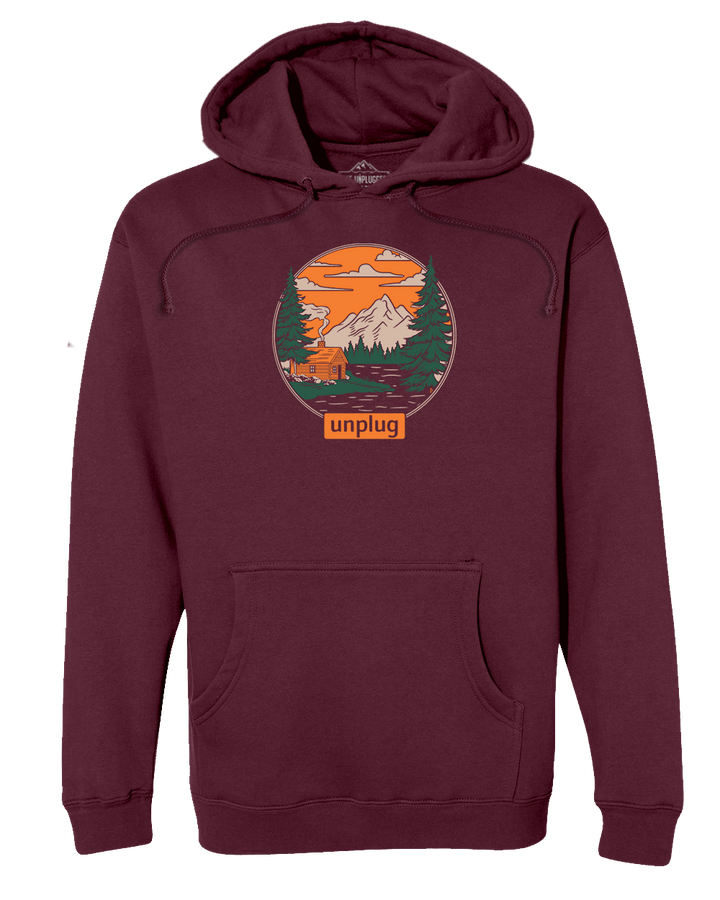 LIMITED DROP! Rustic Mountain Retreat Heavyweight Hoodie