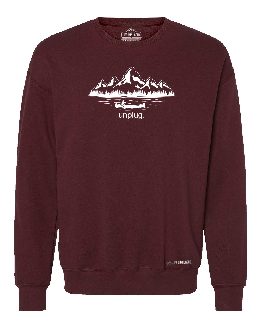 Canoeing In The Mountains Midweight Super Soft Crewneck Sweatshirt