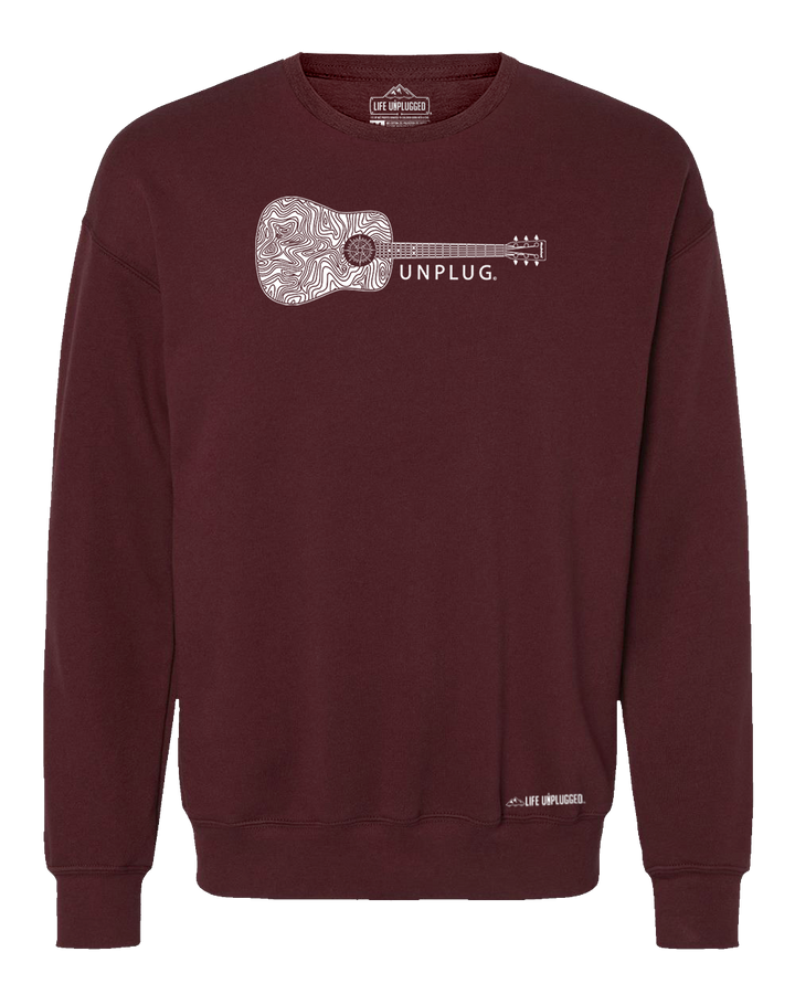 Guitar Midweight Super Soft Crewneck Sweatshirt