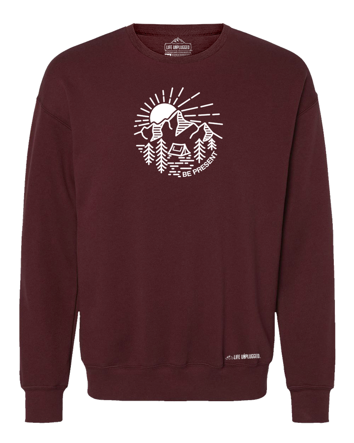 Mountain Sunset Midweight Super Soft Crewneck Sweatshirt