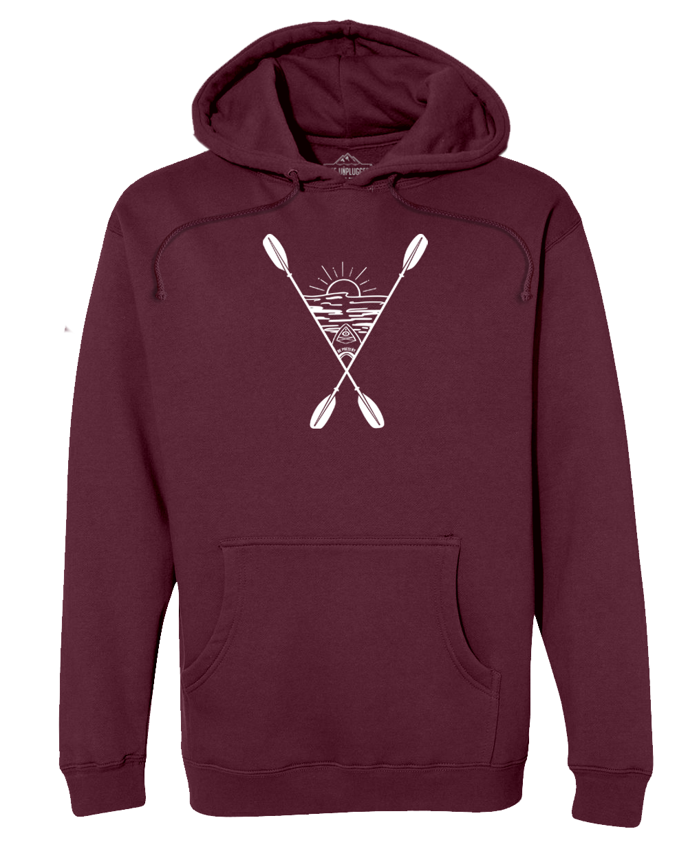 Kayaking Into The Sunset Heavyweight Hoodie