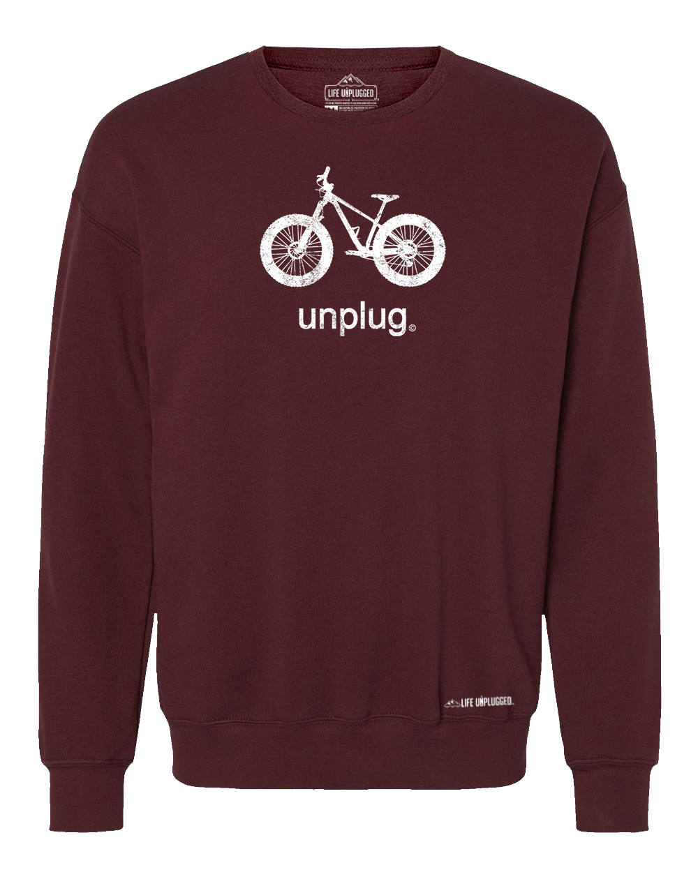 Fat Tire Bike Midweight Super Soft Crewneck Sweatshirt