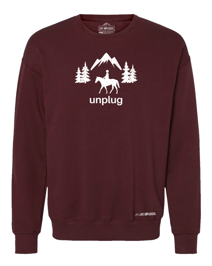 Horseback Riding Midweight Super Soft Crewneck Sweatshirt