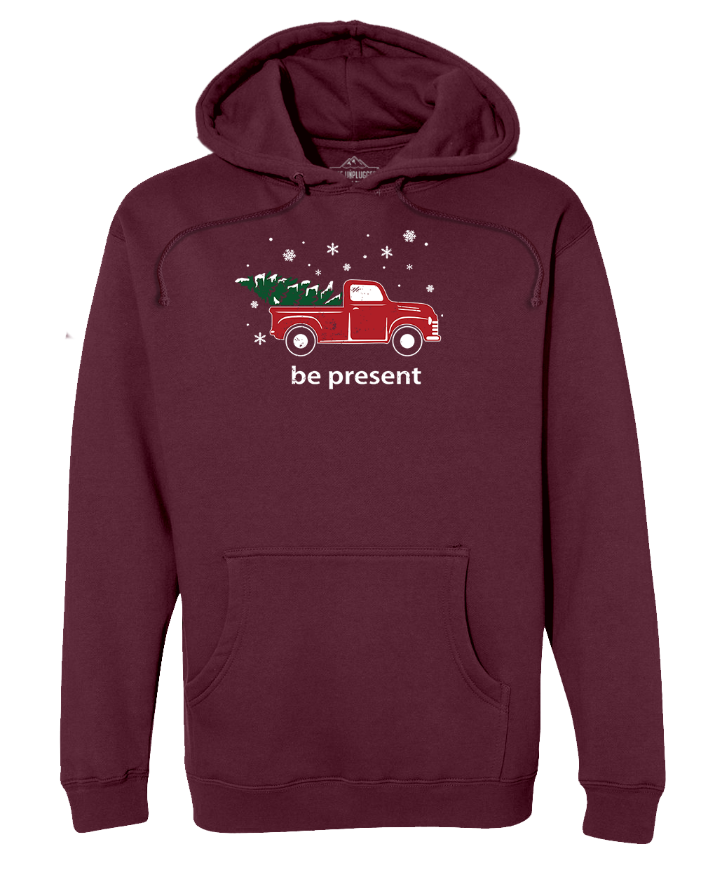 Christmas Tree Truck Heavyweight Hoodie