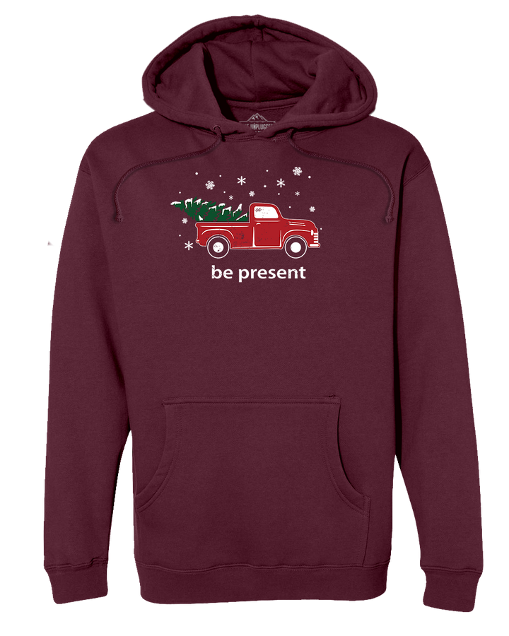 Christmas Tree Truck Heavyweight Hoodie